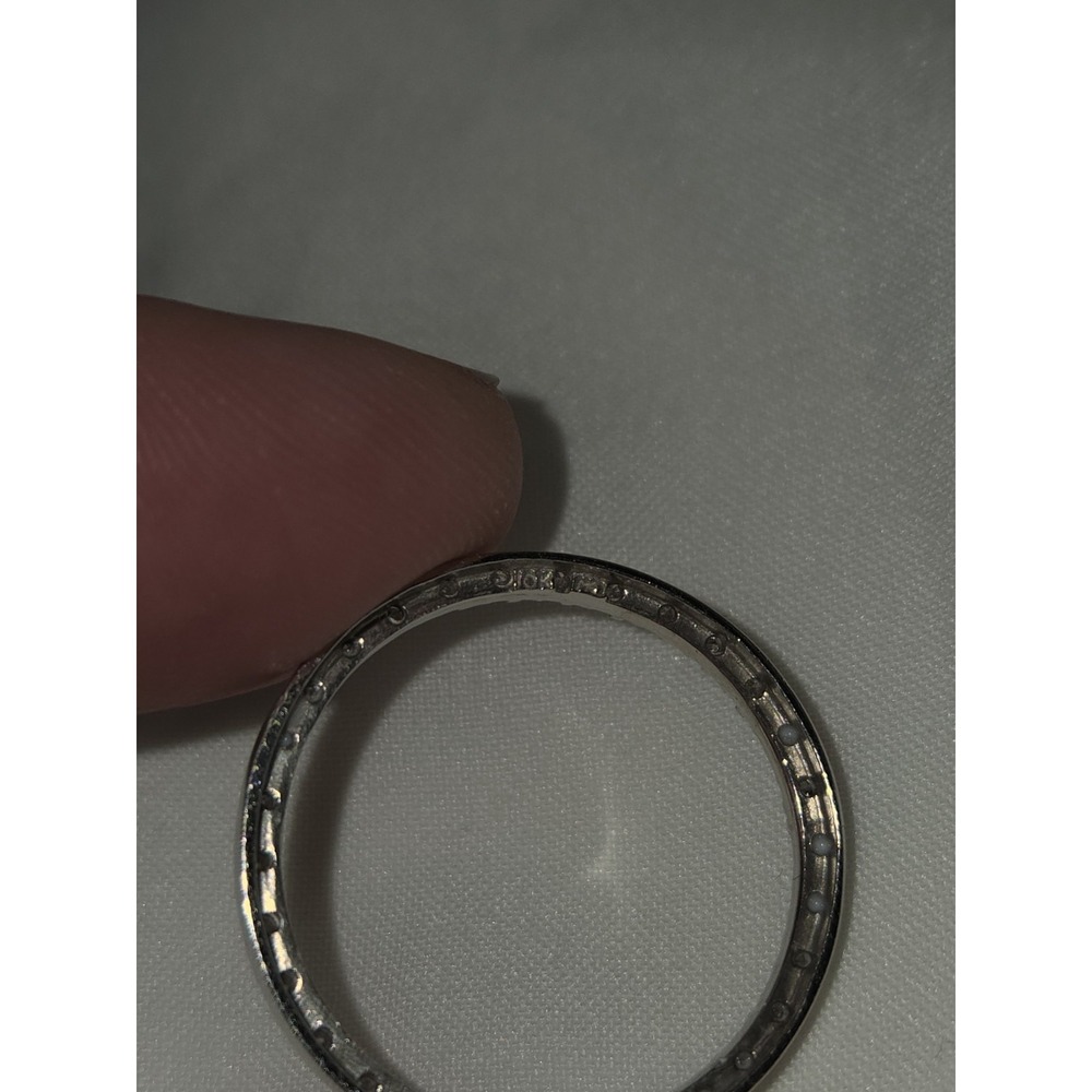 10K White Gold and Diamond Circle Of Life Pendant. 0.5 Diamond - Picture 6 of 6